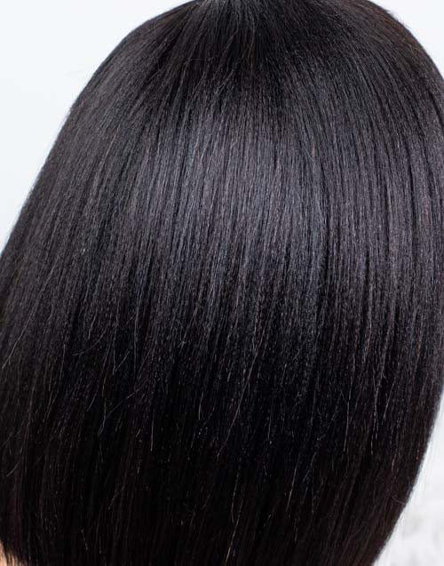 Clearance - 13x6" Lace Front Wig Indian Hair - 10" Yaki Size 1 - MTY-1390