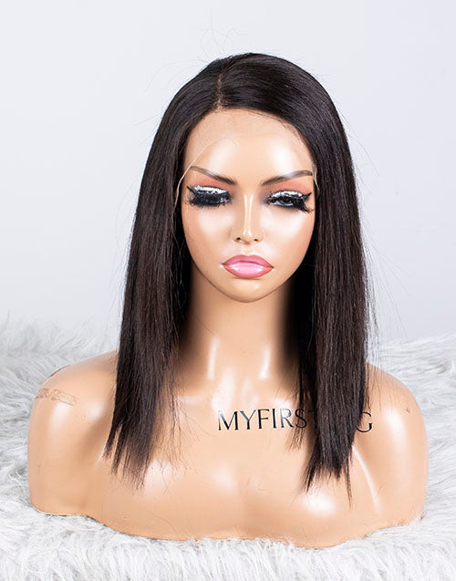 Clearance - 13x4.5"  Lace Front Wig Malaysian Hair - 14" Silky Size 1- MTY-2435