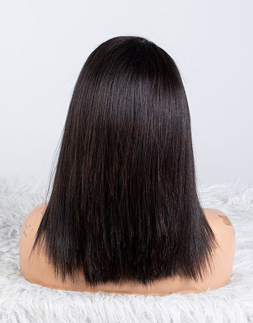 Clearance - 13x4.5"  Lace Front Wig Malaysian Hair - 14" Silky Size 1- MTY-2435