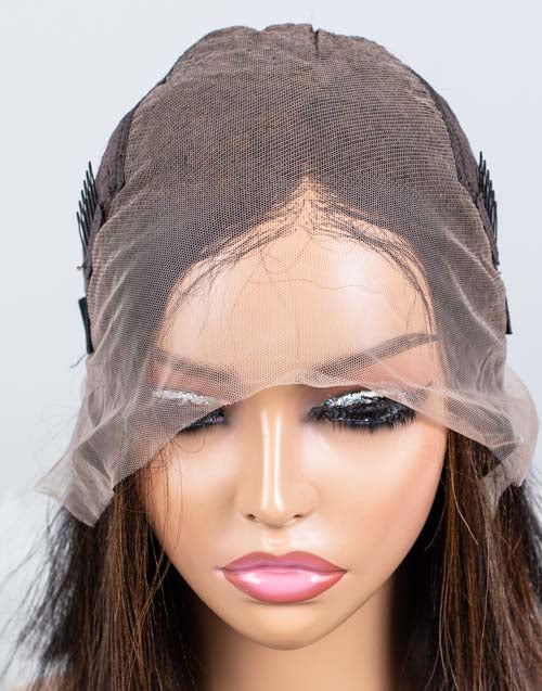 Clearance - 13x6" Lace Front Wig Indian Hair - 10" Yaki Size 1 - MTY-1388