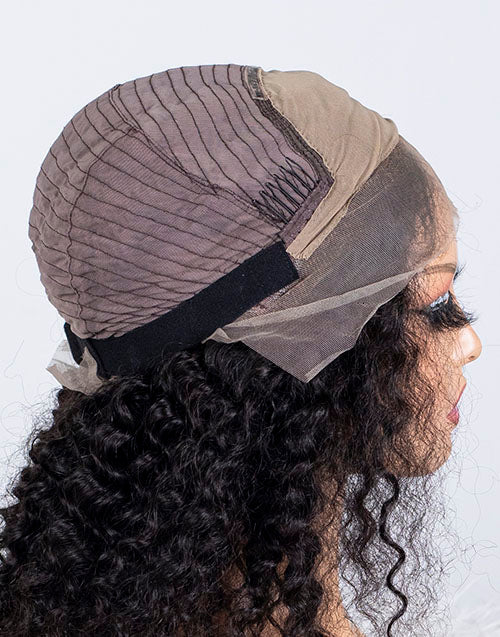 Clearance - 13x4"  Lace Front Wig Indian Hair - 14" Curly Size 1- MTY-2438
