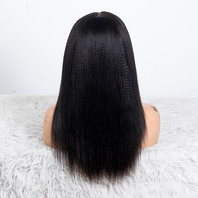 Clearance - 5X5" Indian Hair - 14" Yaki Average- MT-3832