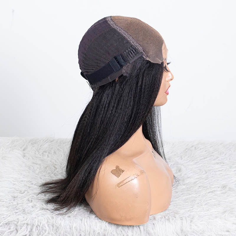 Clearance - 5X5" Indian Hair - 14" Yaki Average- MT-3832