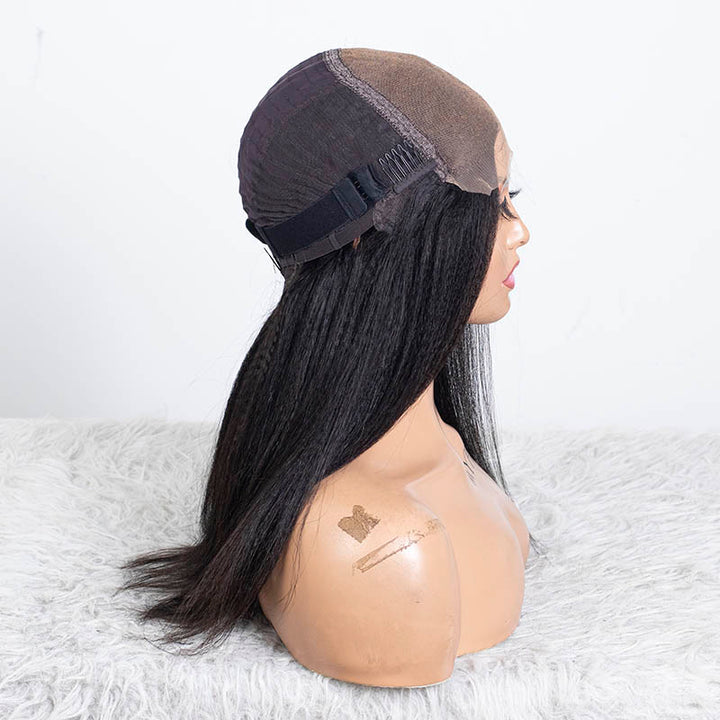 Clearance - 5X5" Indian Hair - 14" Yaki Average- MT-3832