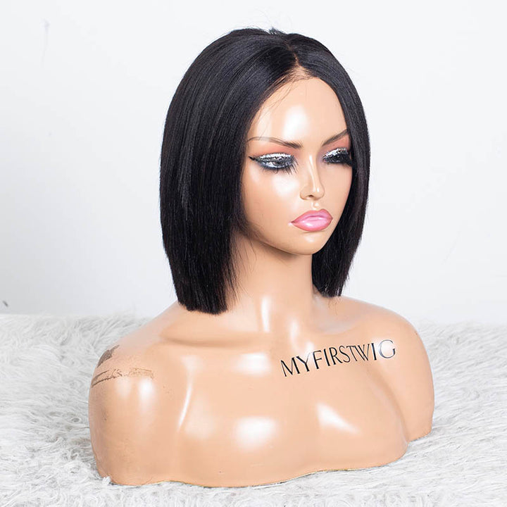 Clearance - 13x6" Indian Hair - 10" Yaki Size-1 - MTY-5002