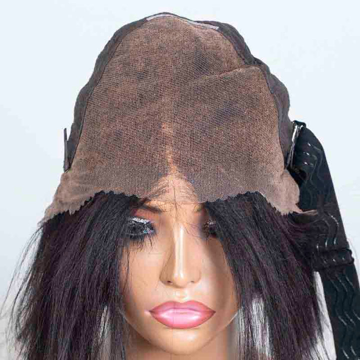 Clearance - 13x6" Indian Hair - 10" Yaki Size-1 - MTY-5002