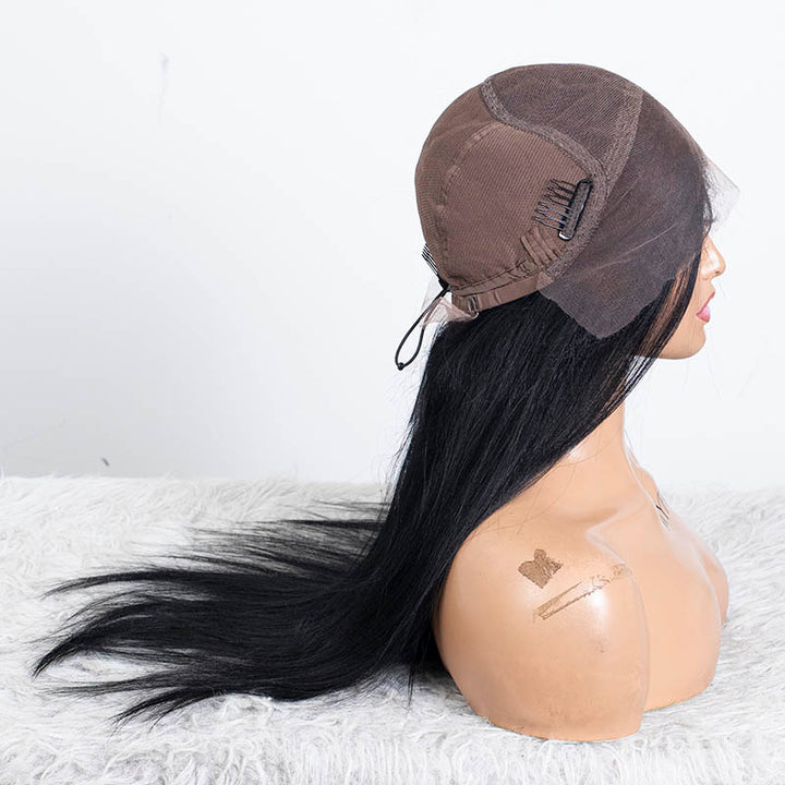 Clearance - Full Lace Wig Malaysian Hair - 20" Yaki 4c Edges Size 1 - MTY-4997