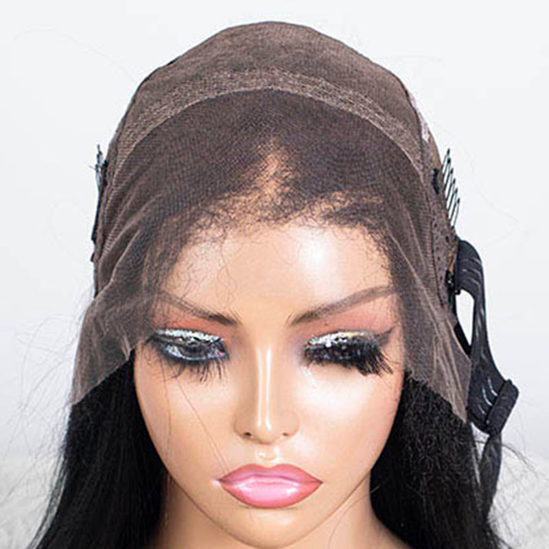 Clearance - Full Lace Wig Malaysian Hair - 20" Yaki 4c Edges Size 1 - MTY-4997
