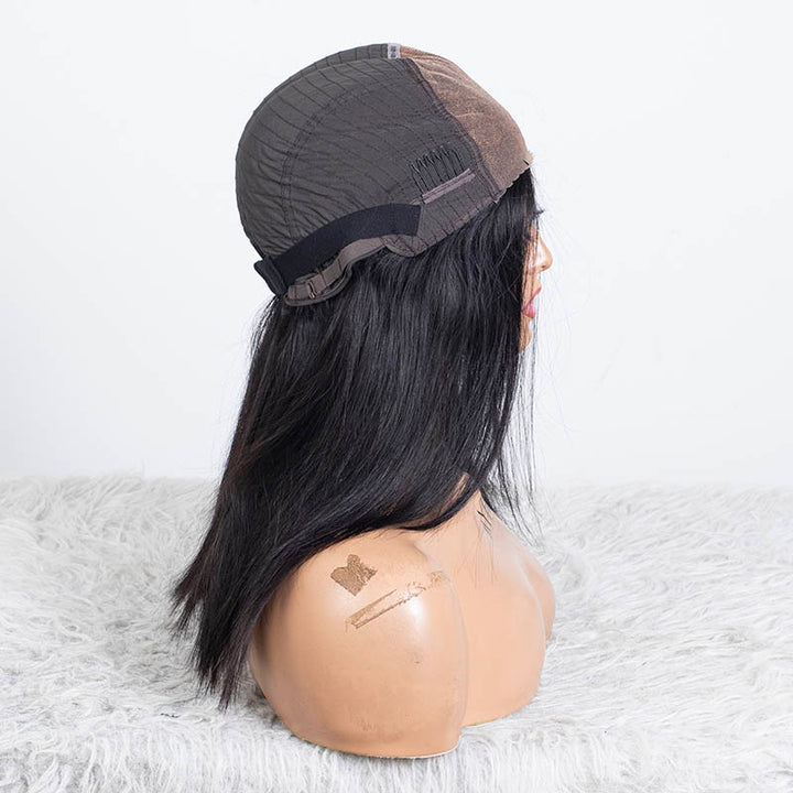 Clearance - 5x5" Closure Wig Indian Hair - 14" Silky Average - MTY-5007