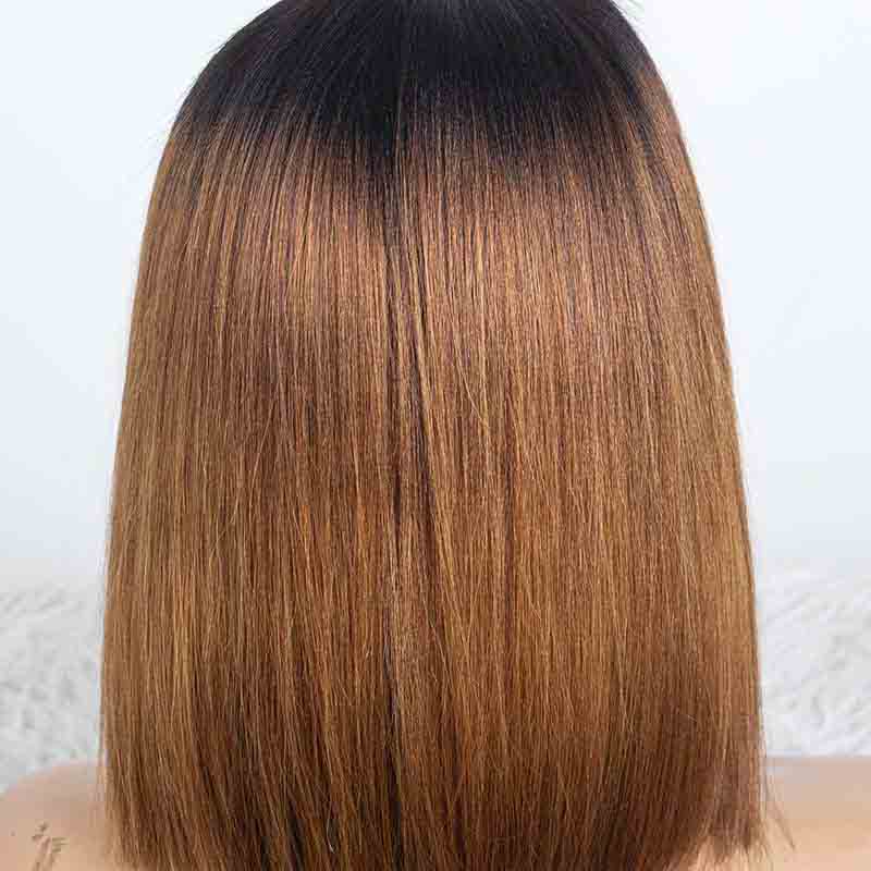 Clearance - 13x6'' Lace Front Wig Indian Hair - 10" Yaki Size 1 - MTY-5011