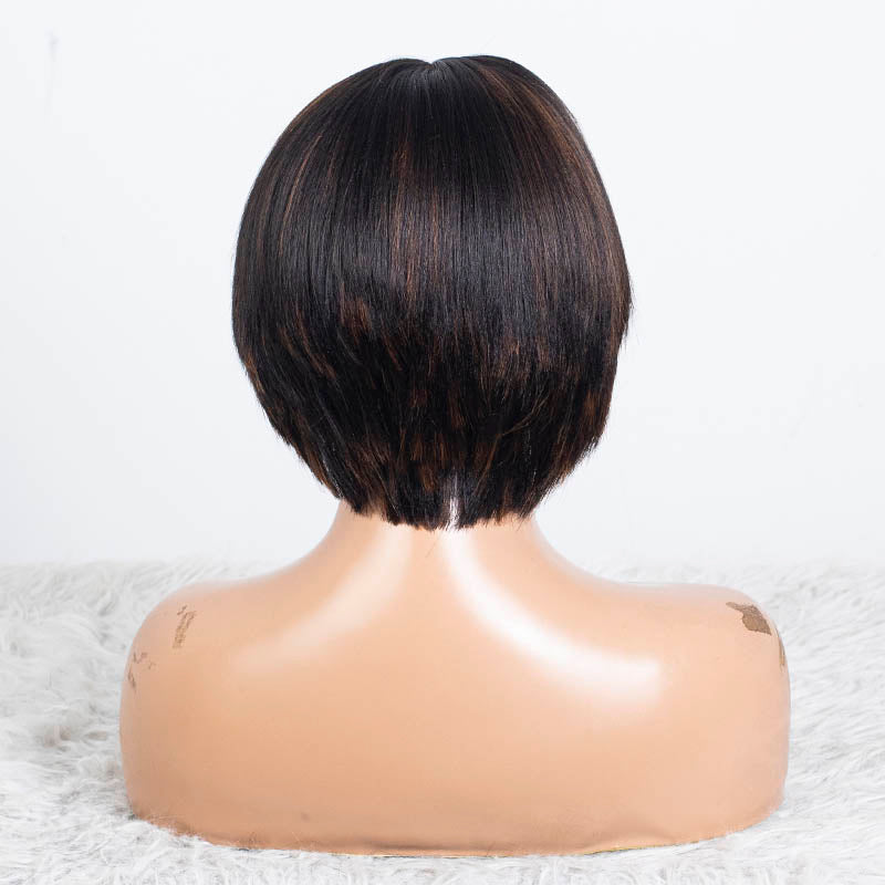 Clearance - 13x6'' Lace Front Wig Malaysian Hair - 10" Yaki Size 1 - MT-3834