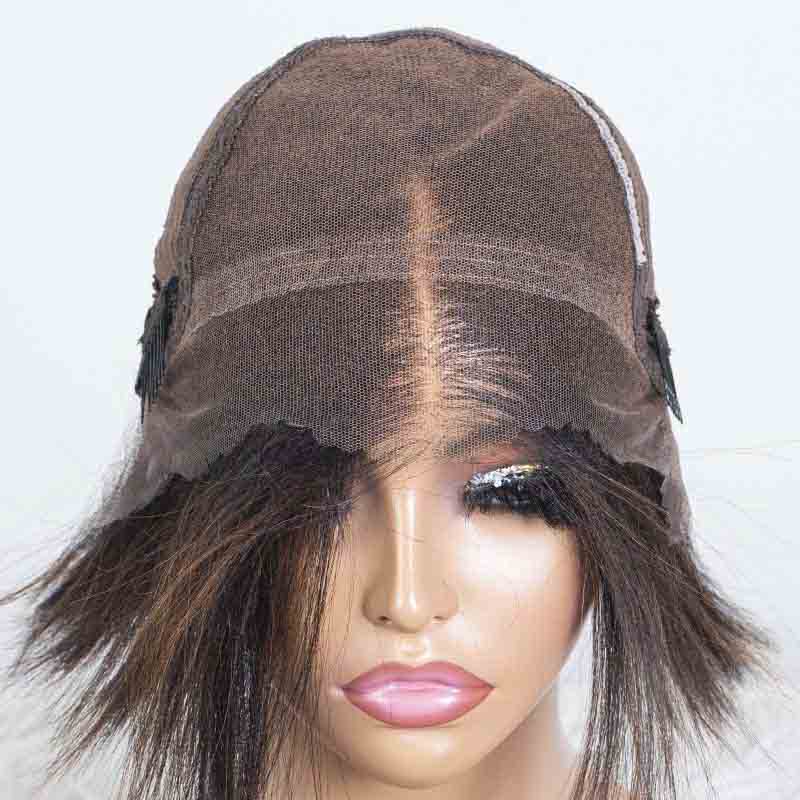 Clearance - 13x6'' Lace Front Wig Malaysian Hair - 10" Yaki Size 1 - MT-3834