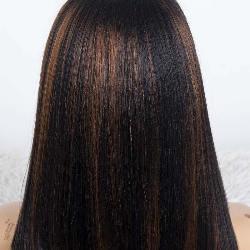 Clearance - 13x6 Lace Front Wig Indian Hair - 12" Yaki Size 2 - MTY-5010