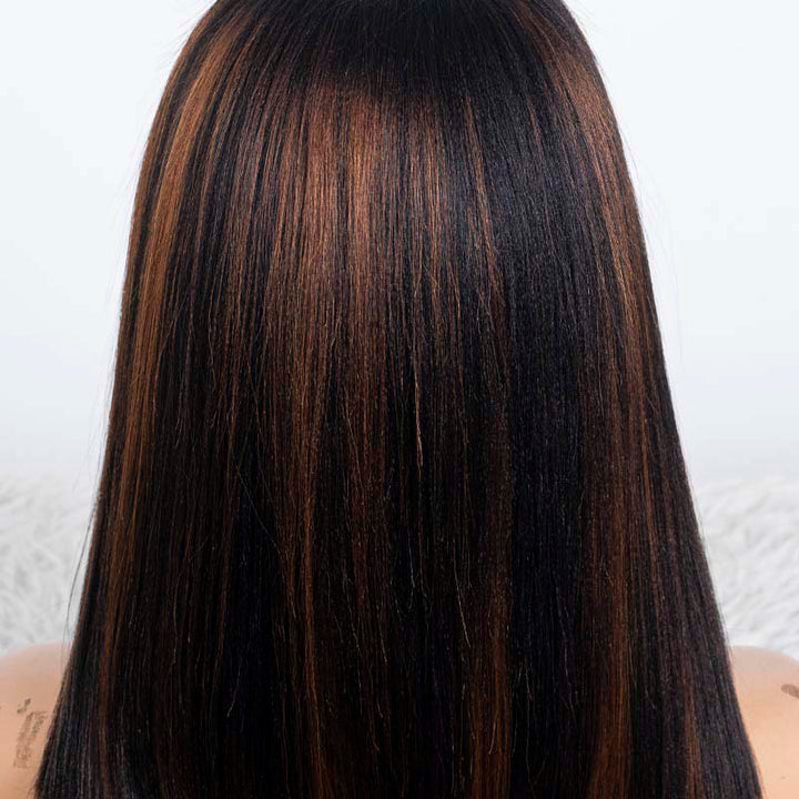 Clearance - 13x6 Lace Front Wig Indian Hair - 12" Yaki Size 2 - MTY-5010
