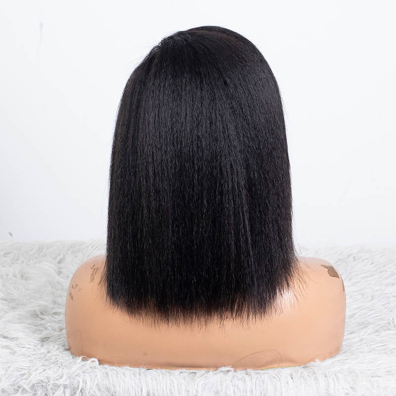 Clearance - 13x6 Lace Front Wig Indian Hair - 12" Kinky Size 1 - MTY-5013