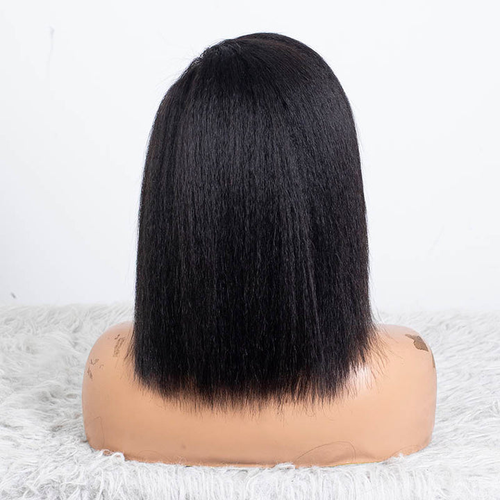 Clearance - 13x6 Lace Front Wig Indian Hair - 12" Kinky Size 1 - MTY-5013