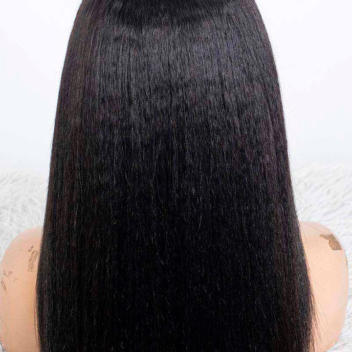 Clearance - 5x5 Glueless Closure Wig Indian Hair - 20" Kinky Average Size - MT-3835