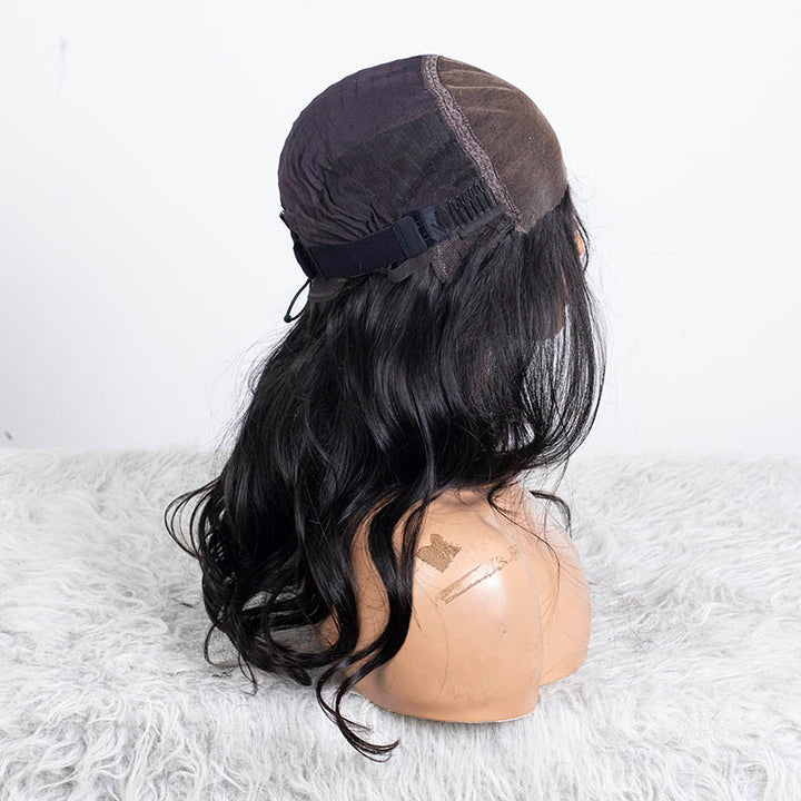 Clearance - 5x5 Glueless Closure Wig Indian Hair - 14" Silky Average Size - MTY-5015