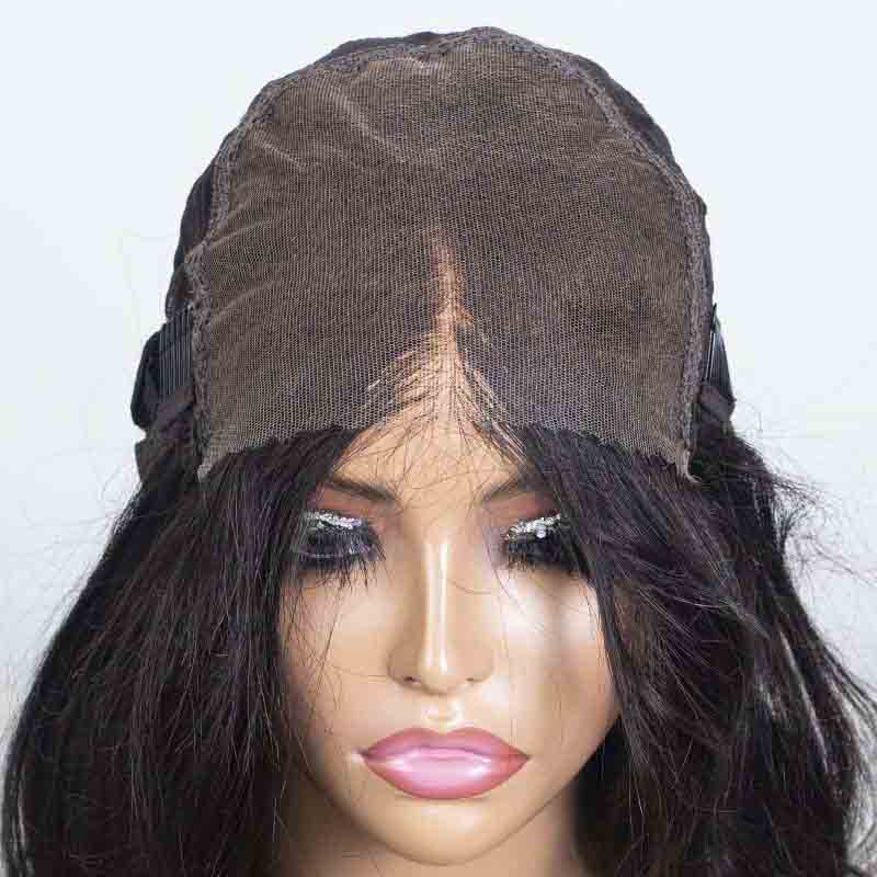 Clearance - 5x5 Glueless Closure Wig Indian Hair - 14" Silky Average Size - MTY-5015