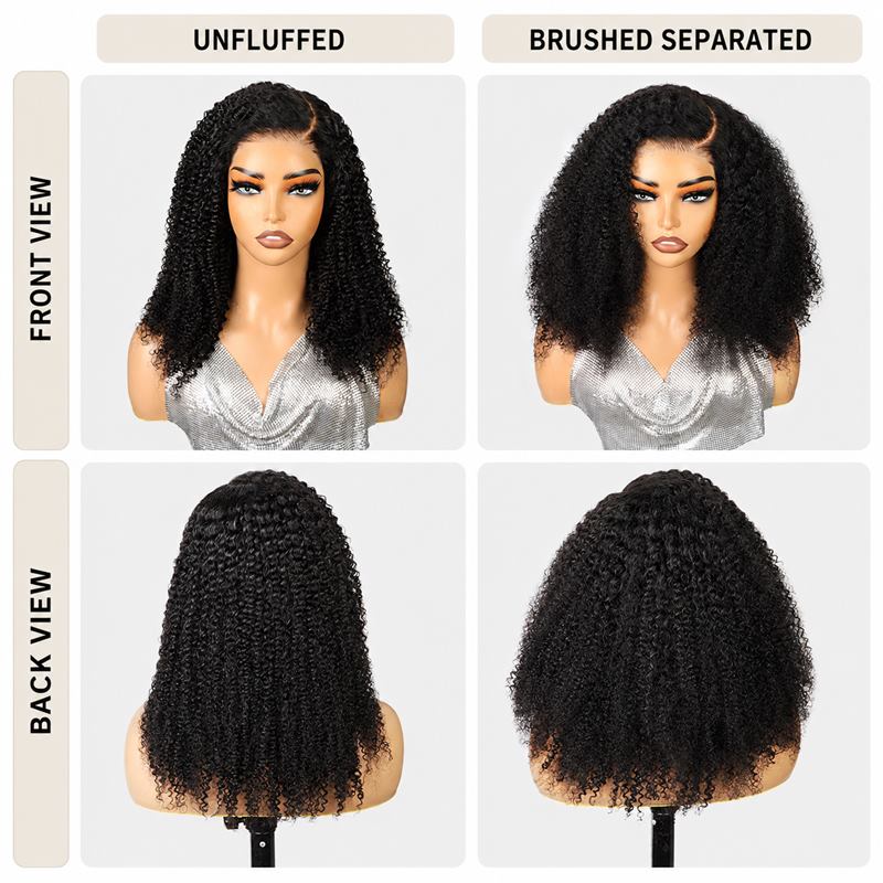 12 Zoll Bob mit Pony Perücke HD Lace Wear &amp; Go kleberlose Perücke - CLB012