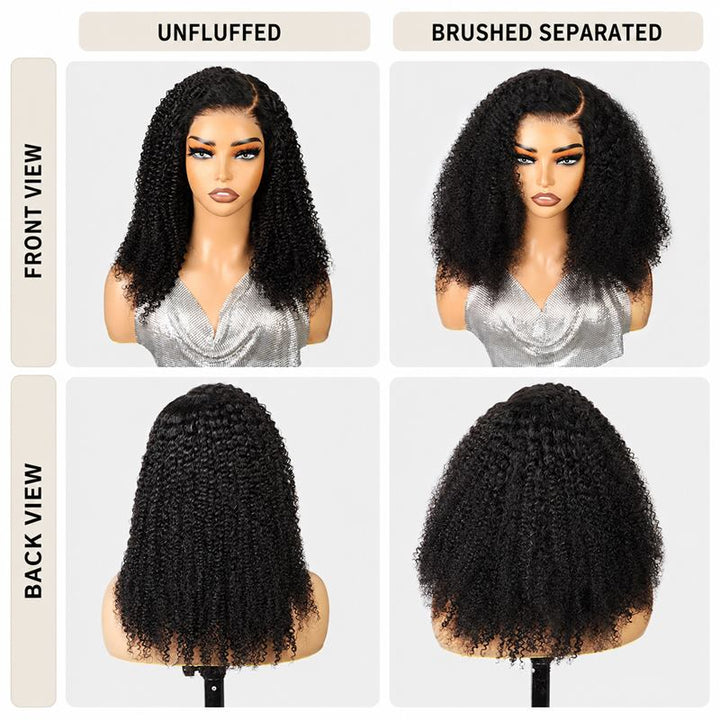 12 Zoll Bob mit Pony Perücke HD Lace Wear &amp; Go kleberlose Perücke - CLB012