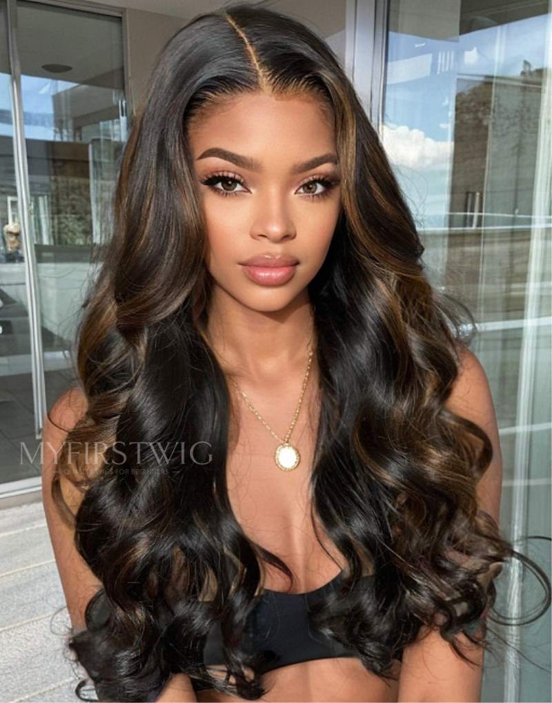 14-24 Inch Malaysian HD Swiss Lace Knotless 5x5 Wear & Go Glueless Wig - HSK001