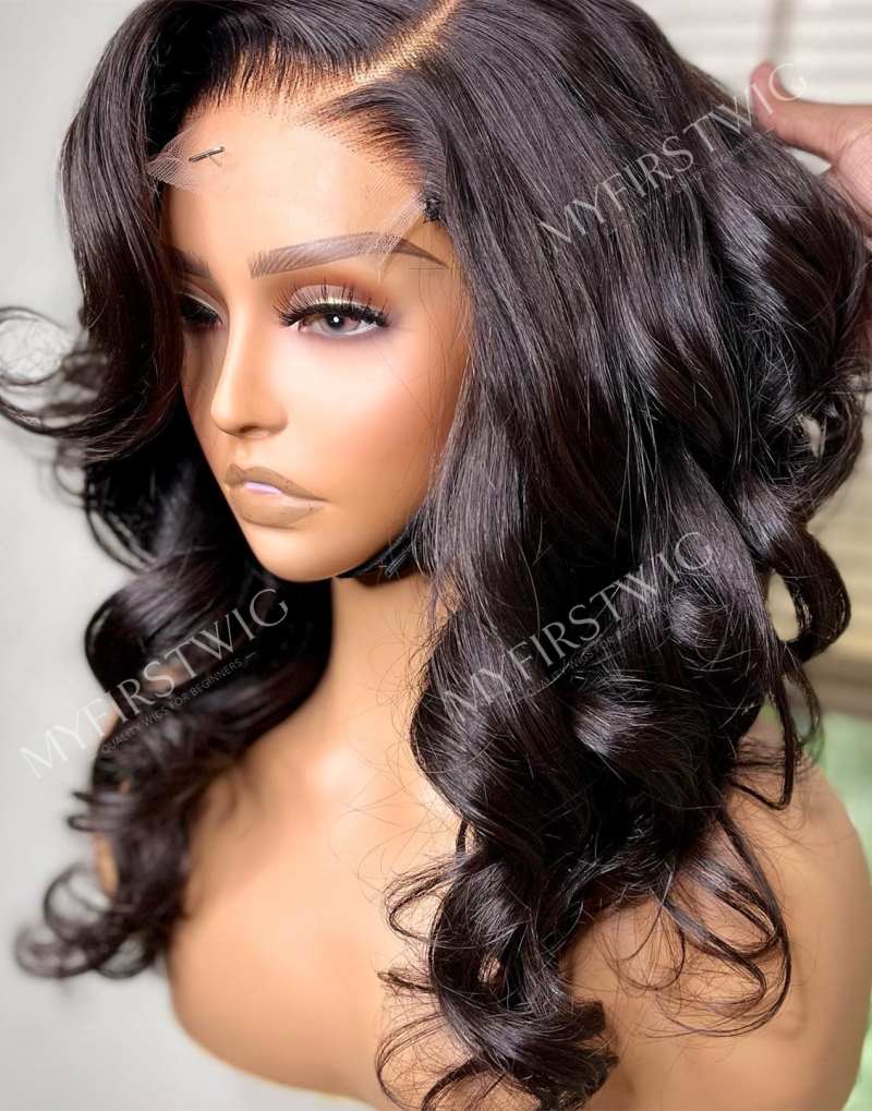 16-20 Inch Side Part Wavy HD Lace Wear & Go Glueless Wig - CLW005