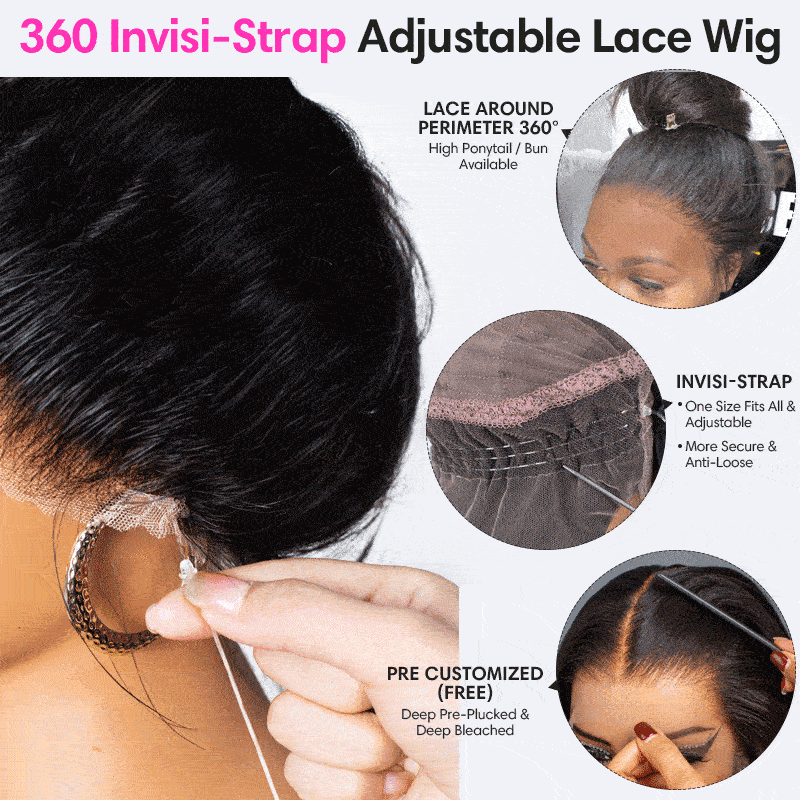 360 Invisi-Strap Lace Wig – MyFirstWig Sale Zone