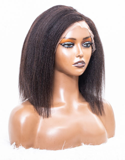 Clearance - 13x4" Lace Wig Indian Hair - 10" Kinky Size 1 - MTY-380