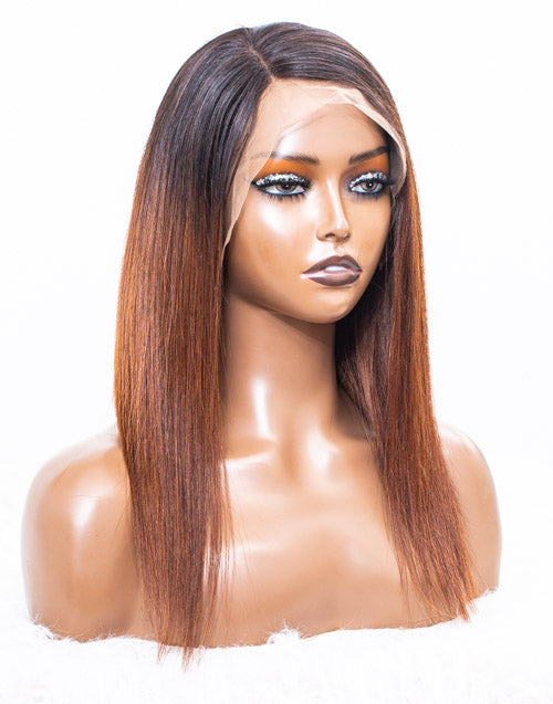 Clearance - 13x4" Lace Front Wig Indian Hair - 16" Silky Size Average - MTY-243