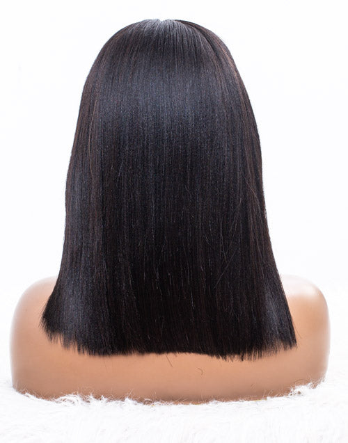 Clearance -  5x5“ Closure Wig Malaysian Hair - 14" Silky Size 1 - MT-2807
