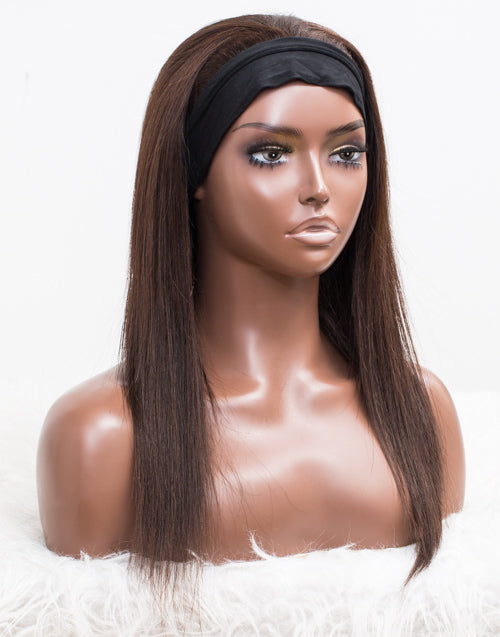 Clearance - Headband Wig Glueless No Lace Indian Hair - 16" Silky Size 1 - ATH-8