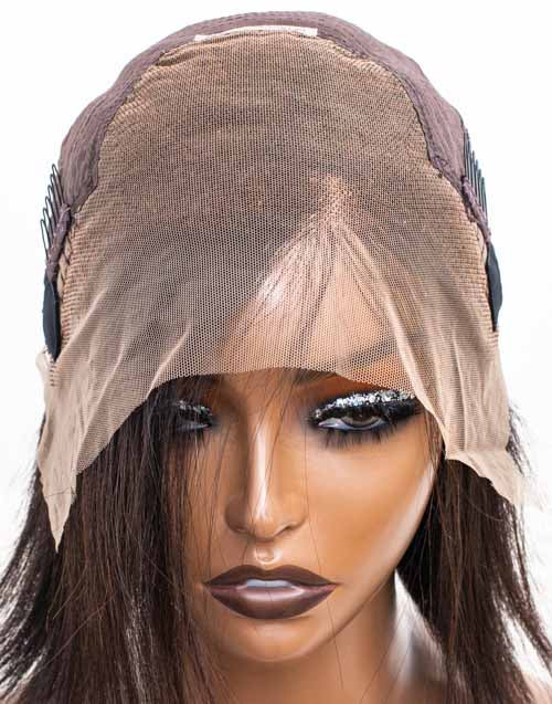 Clearance - 13x4" Lace Front Wig Indian Hair 180% Density - 10" Yaki Size Average - MTY-461