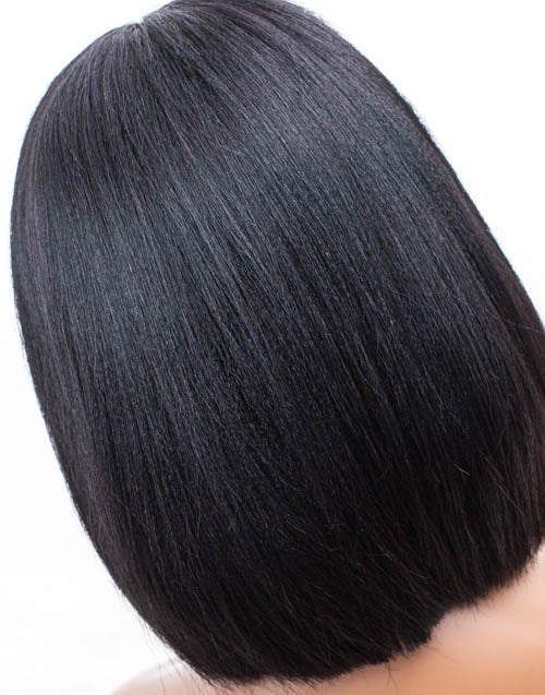 Clearance - 13x4.5" Lace Front Wig Malaysian Hair - 10" Yaki Size 2 - MTY-557