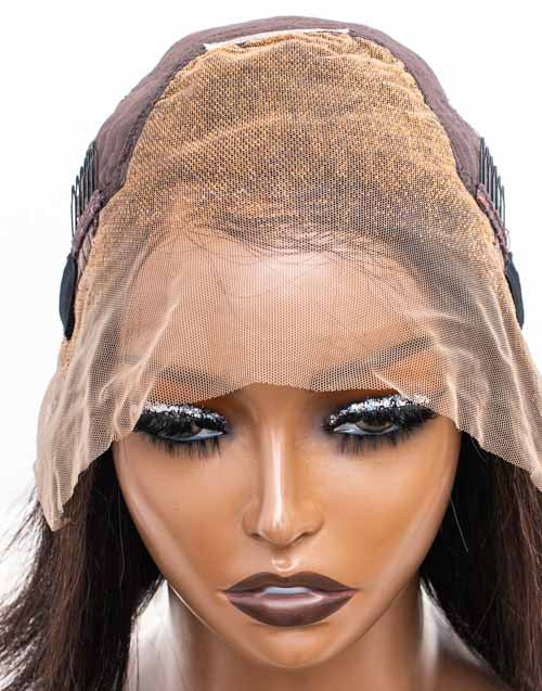 Clearance - 13x4" Lace Front Wig Indian Hair 180% Density - 10" Silky Size Average - MTY-559