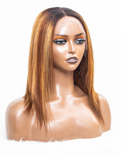 Clearance - 13x6" Lace Front Wig Malaysian Hair - 10" Yaki Size 1 - MT-2772