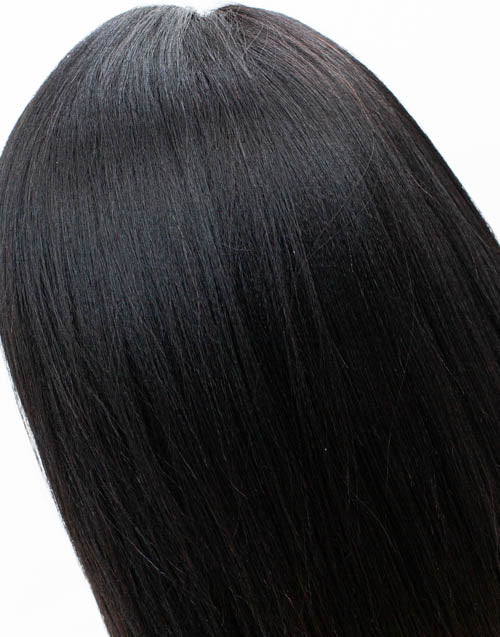 Ausverkauf - 13x6" Lace Front Perücke indisches Haar - 10" Yaki Größe 1 - MT-2876 