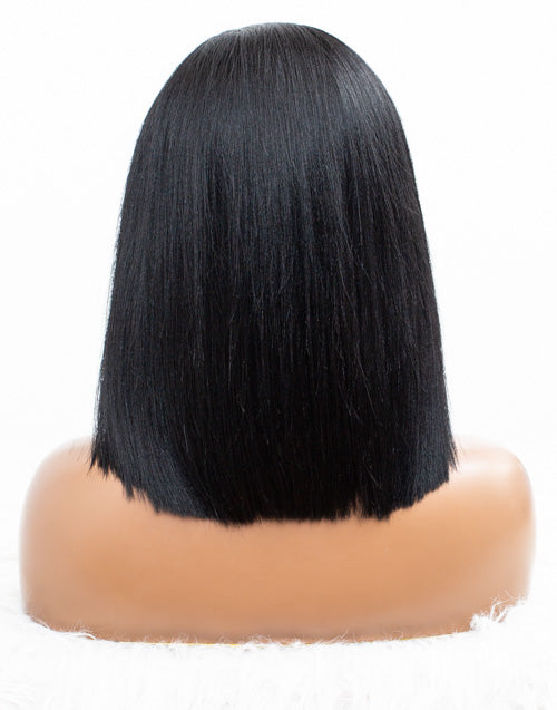 Clearance - Headband Wig Glueless No Lace Indian Hair Wig - 12" Yaki Size 1 - MHY-153