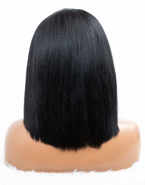 Clearance - Headband Wig Glueless No Lace Malaysian Hair Wig - 12" Yaki Size 2 - MHY-141