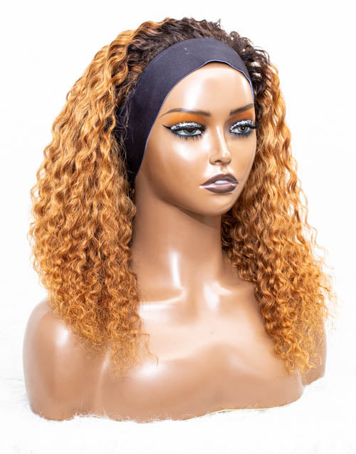 Clearance - Headband Wig Glueless No Lace Indian Hair Wig - 16" Silky Size 2 - MHY-276