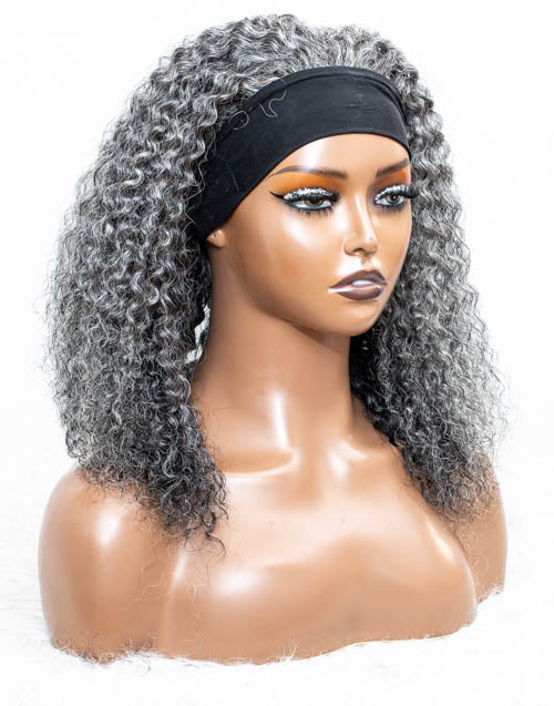 Clearance - Headband Wig Glueless No Lace Indian Hair Wig - 16" Silky Size 2 - MH-611