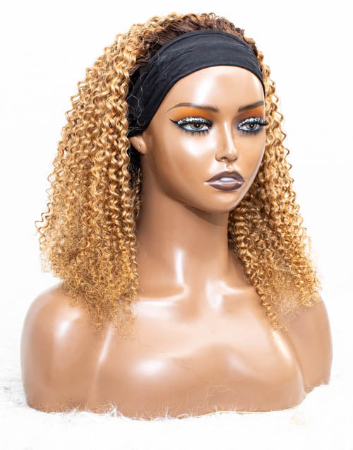 Clearance - Headband Wig Glueless No Lace Indian Hair Wig - 16" Silky Size 1 - MH-619