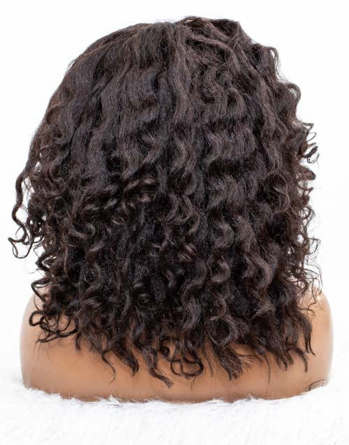 Clearance - Headband Wig Glueless No Lace Indian Hair Wig - 16" Kinky Size 1 - MHY-275