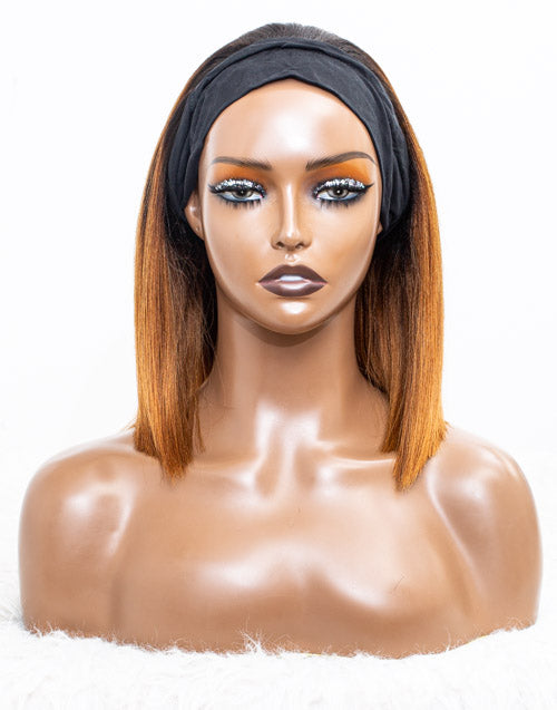 Clearance - Headband Wig Glueless No Lace Malaysian Hair - 10" Yaki Size 2 - MHY-174