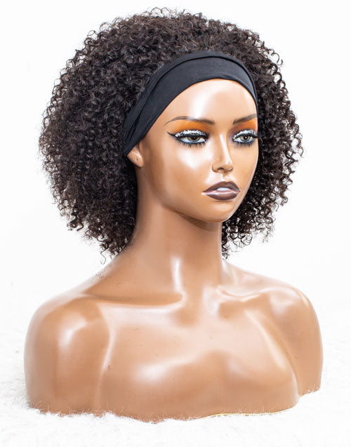 Clearance - Headband Wig Glueless No Lace Malaysian Hair - 10" Silky Size 1 - MHY-83