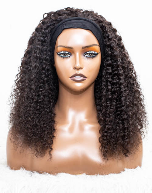 Clearance - Headband Wig Glueless No Lace Indian Hair - 20" Silky Size 1 - MHY-333