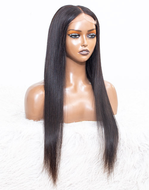 Clearance - 5x5" Closure Wig Indian Hair - 22" Silky Size Average - MT-2964