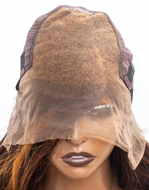 Ausverkauf - 13 x 6 Zoll Lace Front Perücke, indisches Haar - 24 Zoll, seidig, durchschnittliche Größe - MTY-819