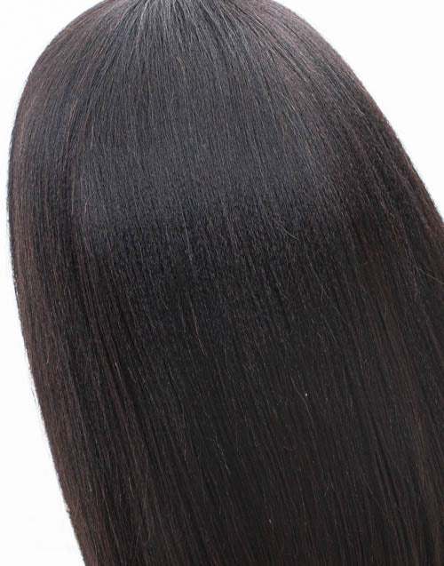 Clearance - 4x4 Closure Wig Indian Hair - 10" Yaki Size Average - MTY-862