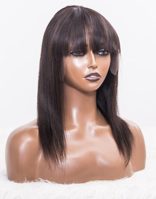 Clearance - 13x1 T Wig Indian Hair - 10" Silky Size 1 - MTY-82